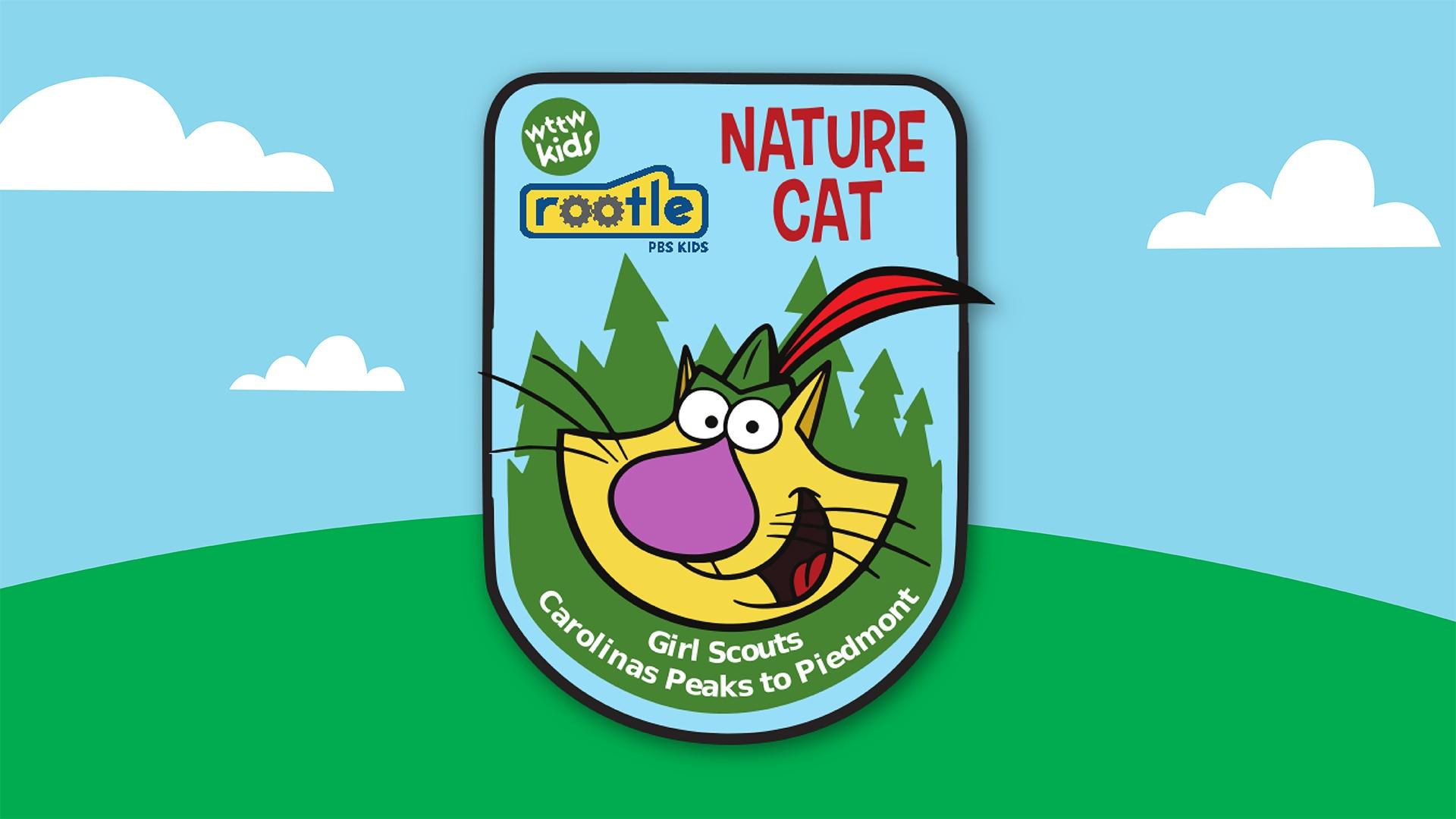 PBS North Carolina's Girl Scout Nature Cat Explorer Patch.