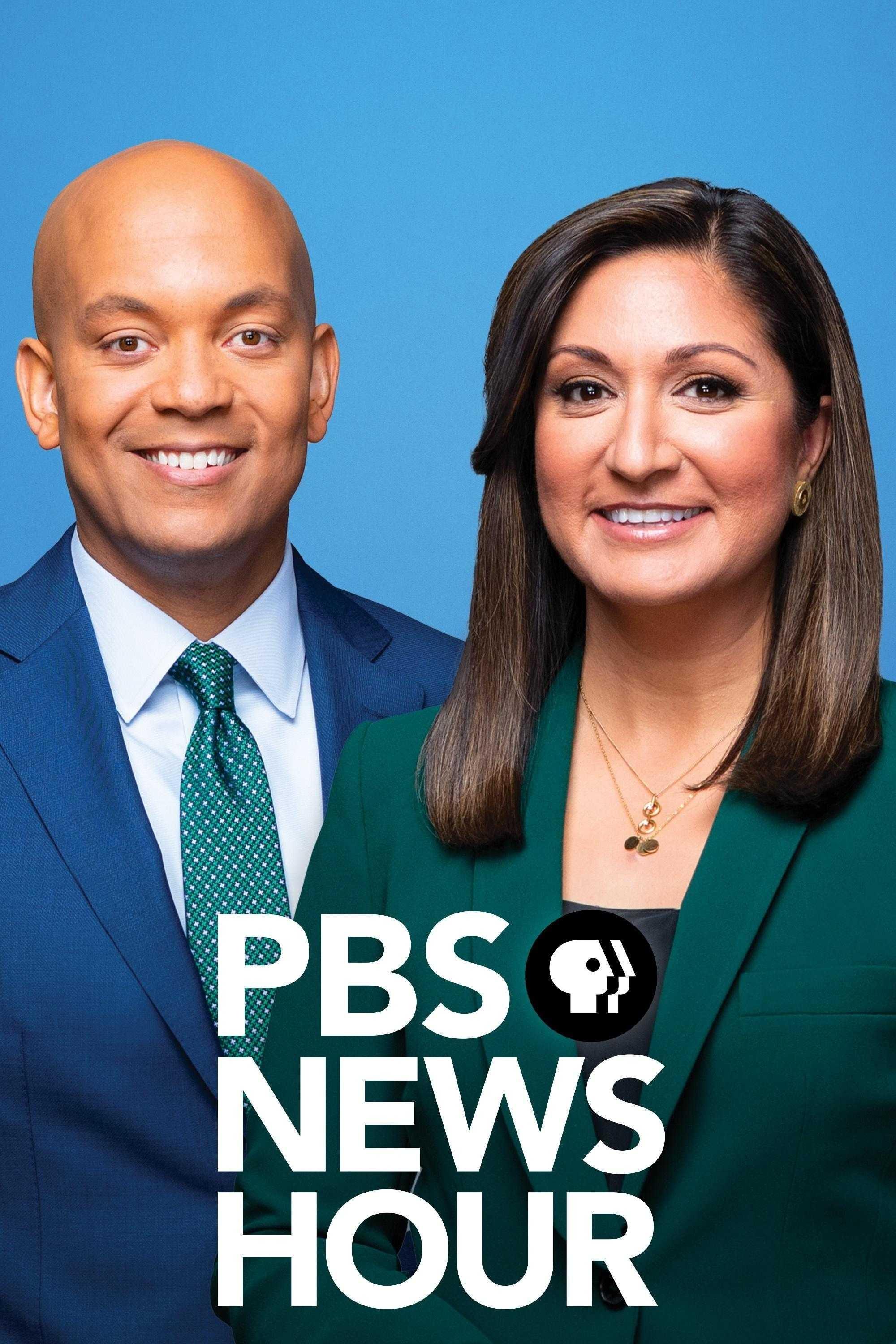 PBS News Hour hosts Geoff Bennett and Amna Nawaz