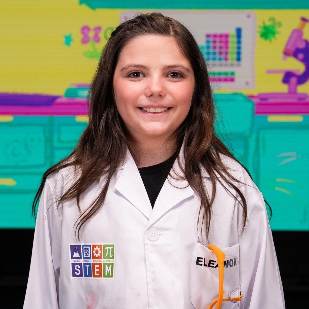 Eleanor, featured in the Mini Fab Science Lab episode, "Mix It Up."