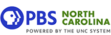 PBS North Carolina logo blue and green